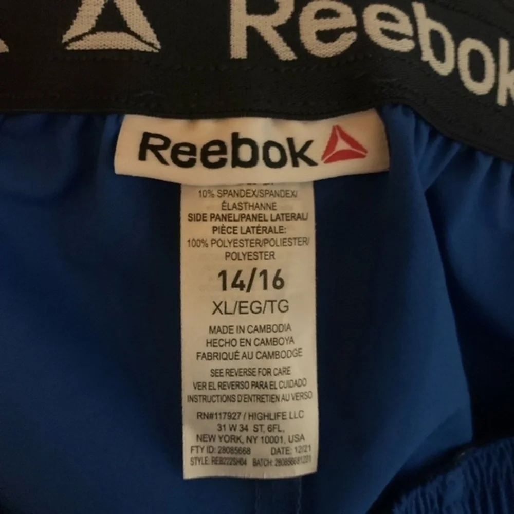 Reebok‎ Boys Swim Trunks Size 14/16 New with Tags